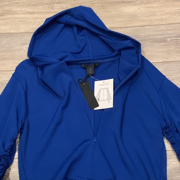 500 Maison Cinqcent Blue Ruched - Picture 7 of 15